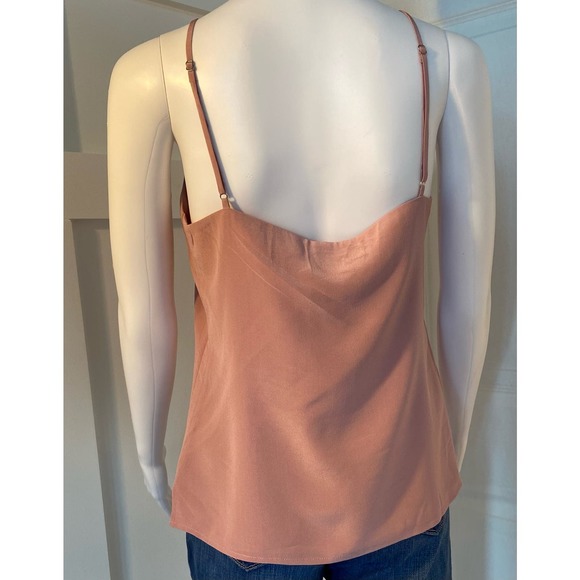 L'AGENCE Silk Charmeuse Camisole Tank - Blush - Size XS MSRP $180 WTS26 - Picture 8 of 14